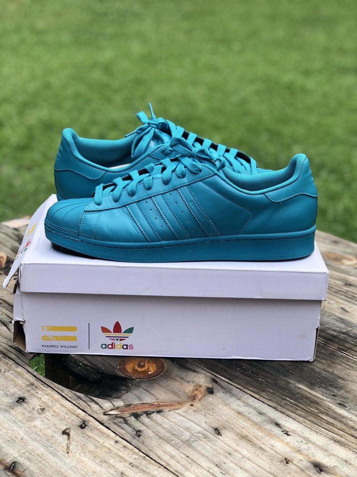 Adidas Adidas Superstar Supercolor Pack Green Lab Pharrell Grailed