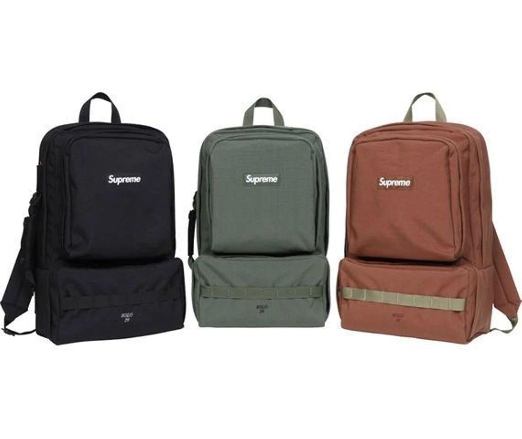 Supreme Solo29 Box Logo backpack from F/W 2010 Size ONE SIZE - 8 Thumbnail