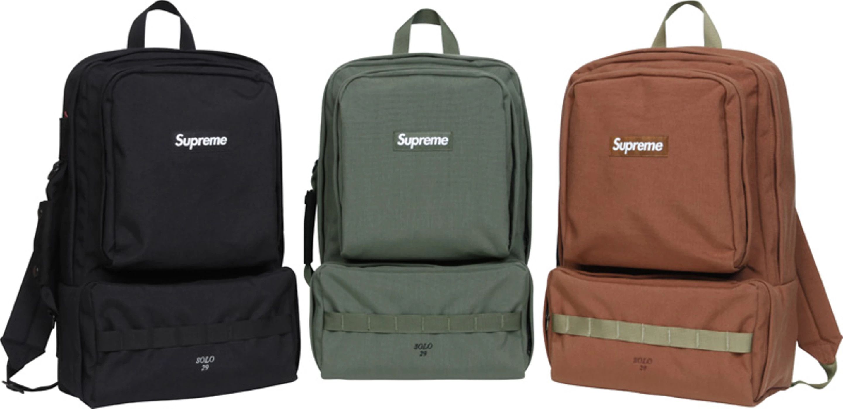 Supreme Solo29 Box Logo backpack from F/W 2010 Size ONE SIZE - 2 Thumbnail