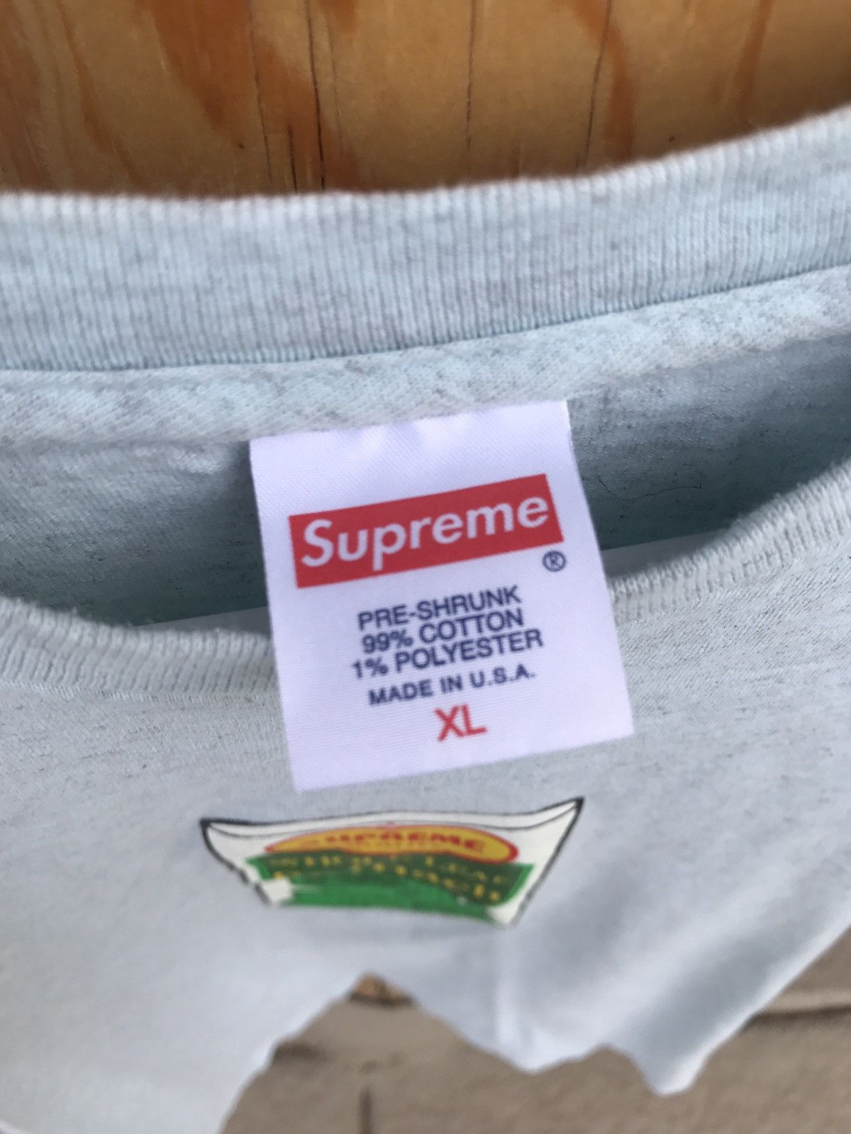 Supreme Whole Leaf Spinach Tee Size XL from SS15