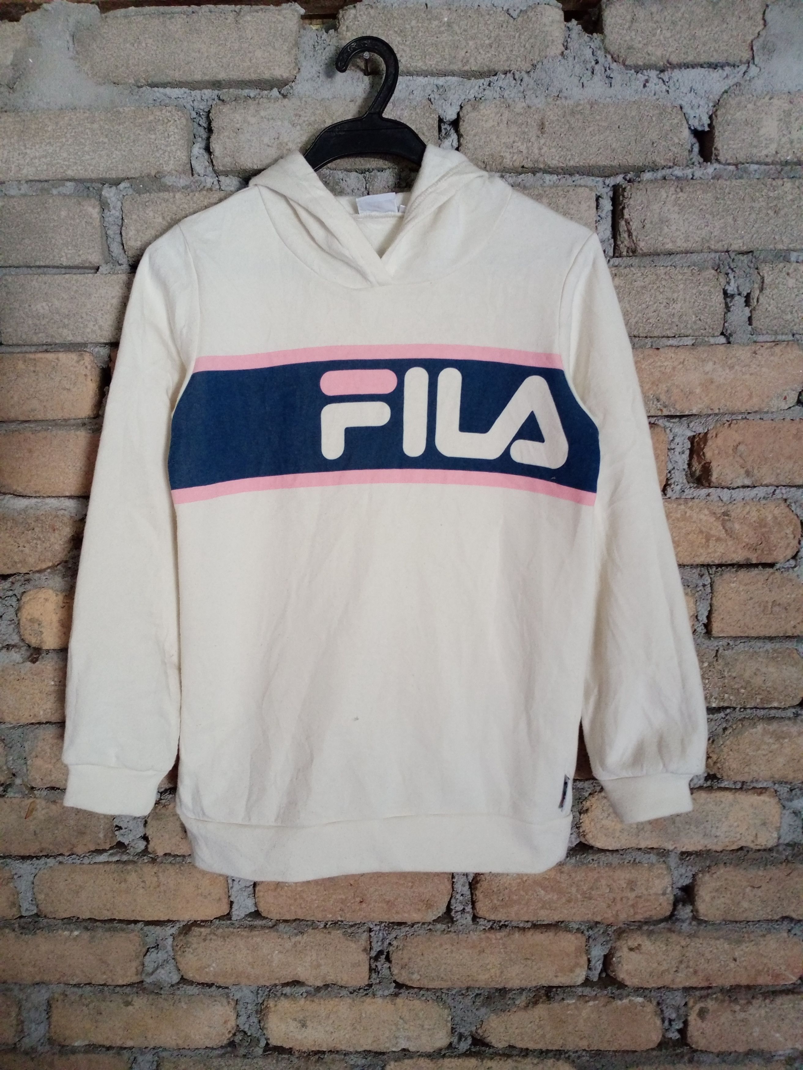 Vintage Fila Hodie Rare Big Logo | Grailed