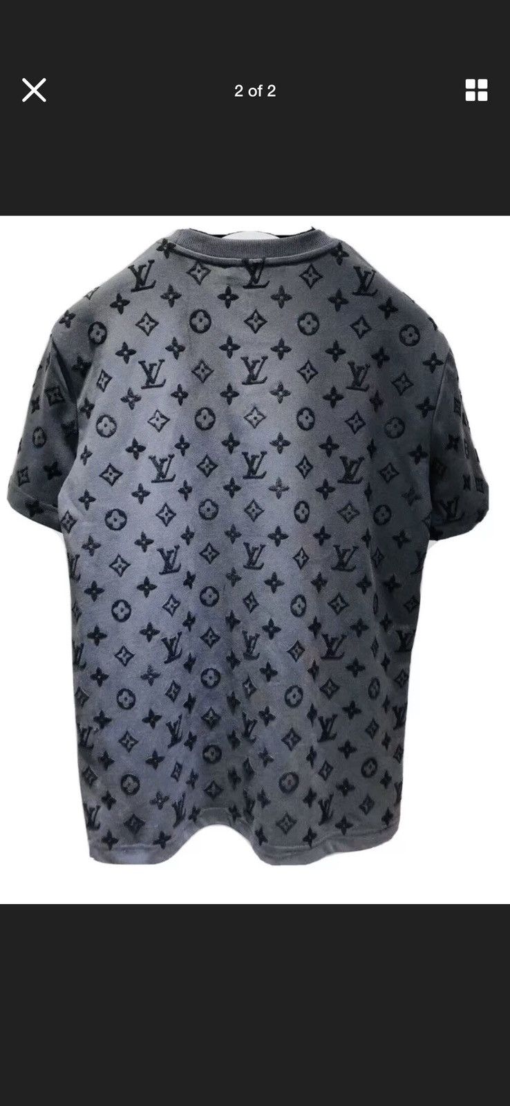 LOUIS VUITTON モノグラム　フックアンドループTシャツ　XL 中古・古着通販】LOUIS VUITTON (ルイ ヴィトン) モノグラム フック