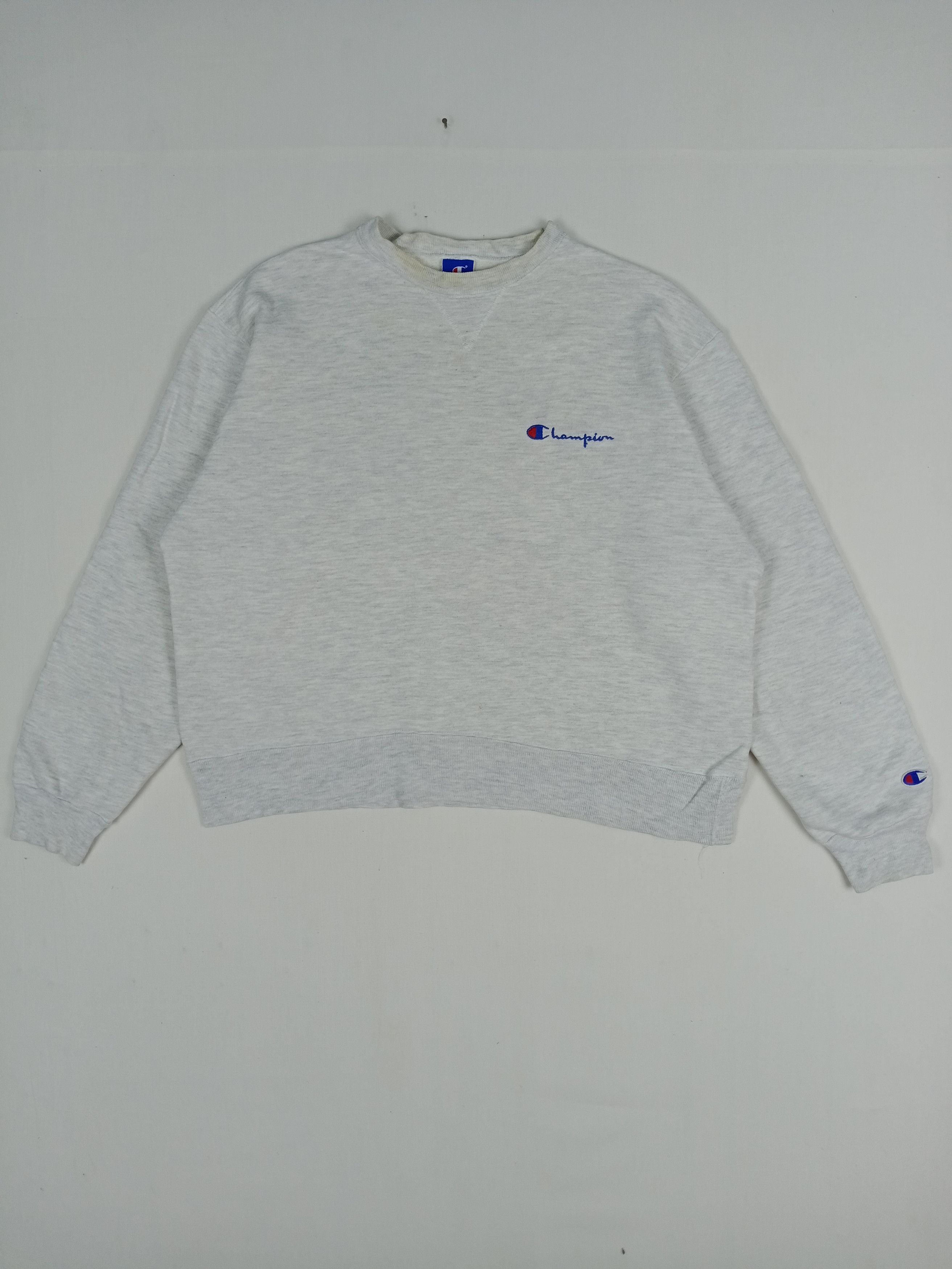 Vintage 90s Champion Small Logo Embroidered Sweatshirt