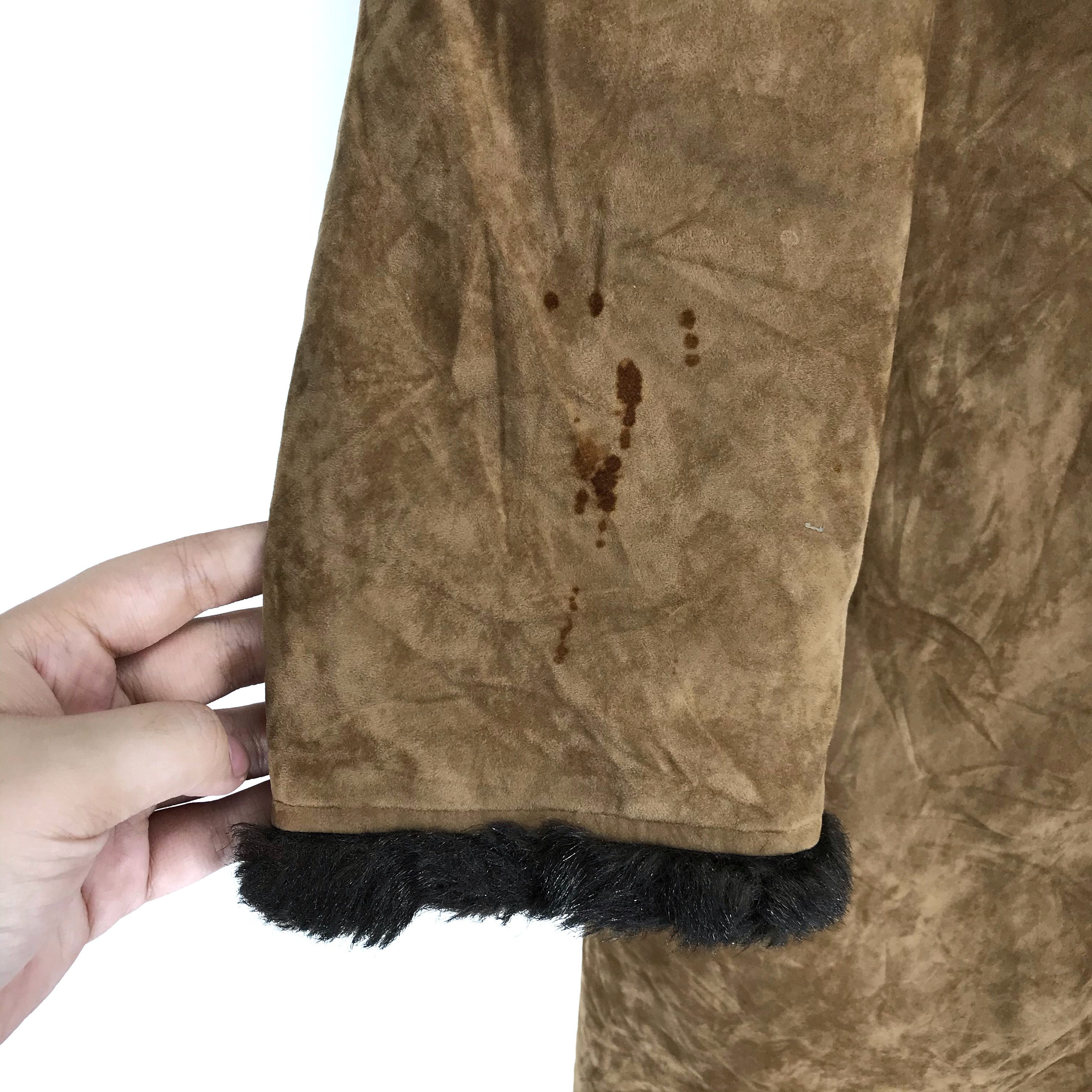 Morgan De Toi Morgan De Toi Fur Suede Overcoat Long Jacket #1874-19 Size M / US 6-8 / IT 42-44 - 7 Thumbnail