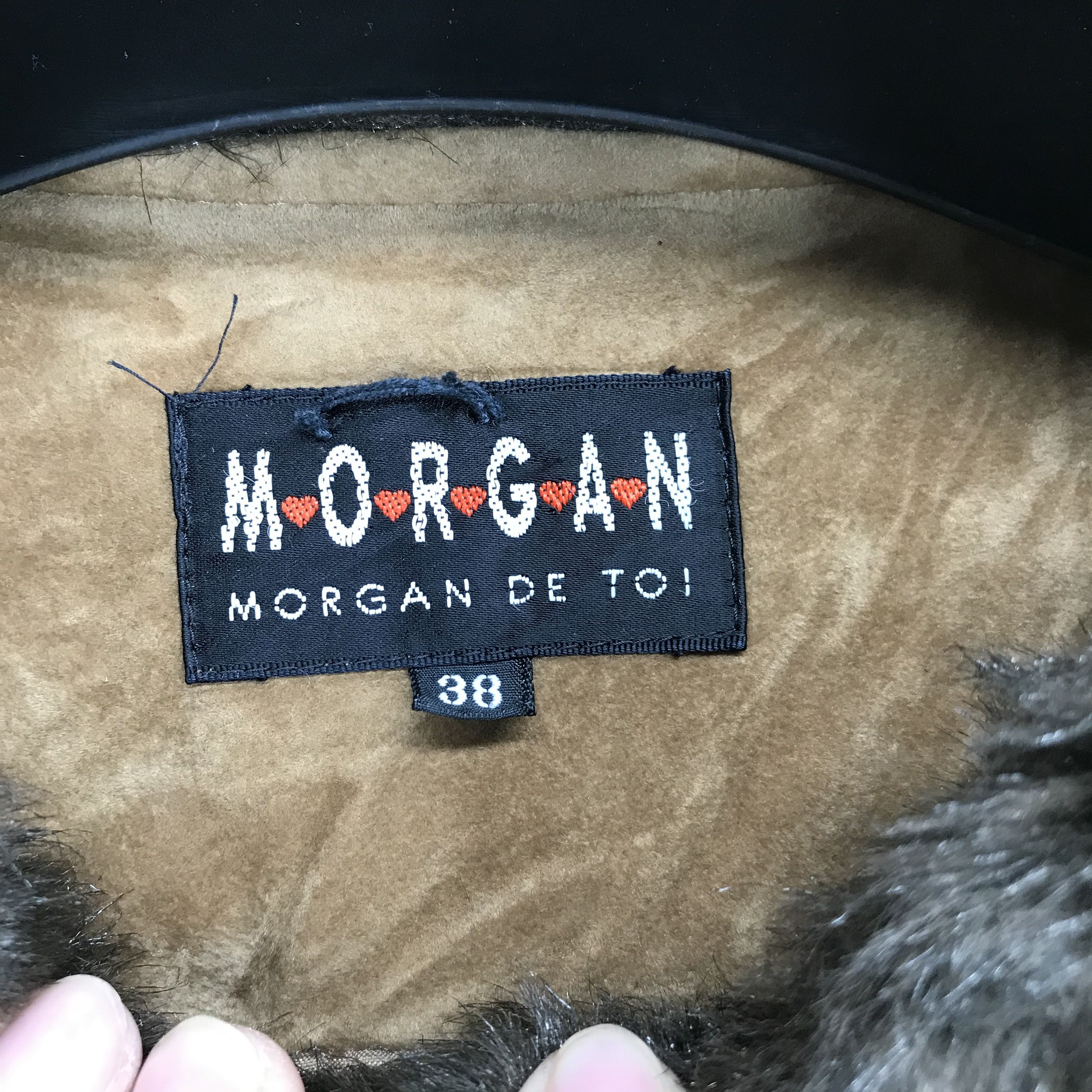 Morgan De Toi Morgan De Toi Fur Suede Overcoat Long Jacket #1874-19 Size M / US 6-8 / IT 42-44 - 8 Thumbnail
