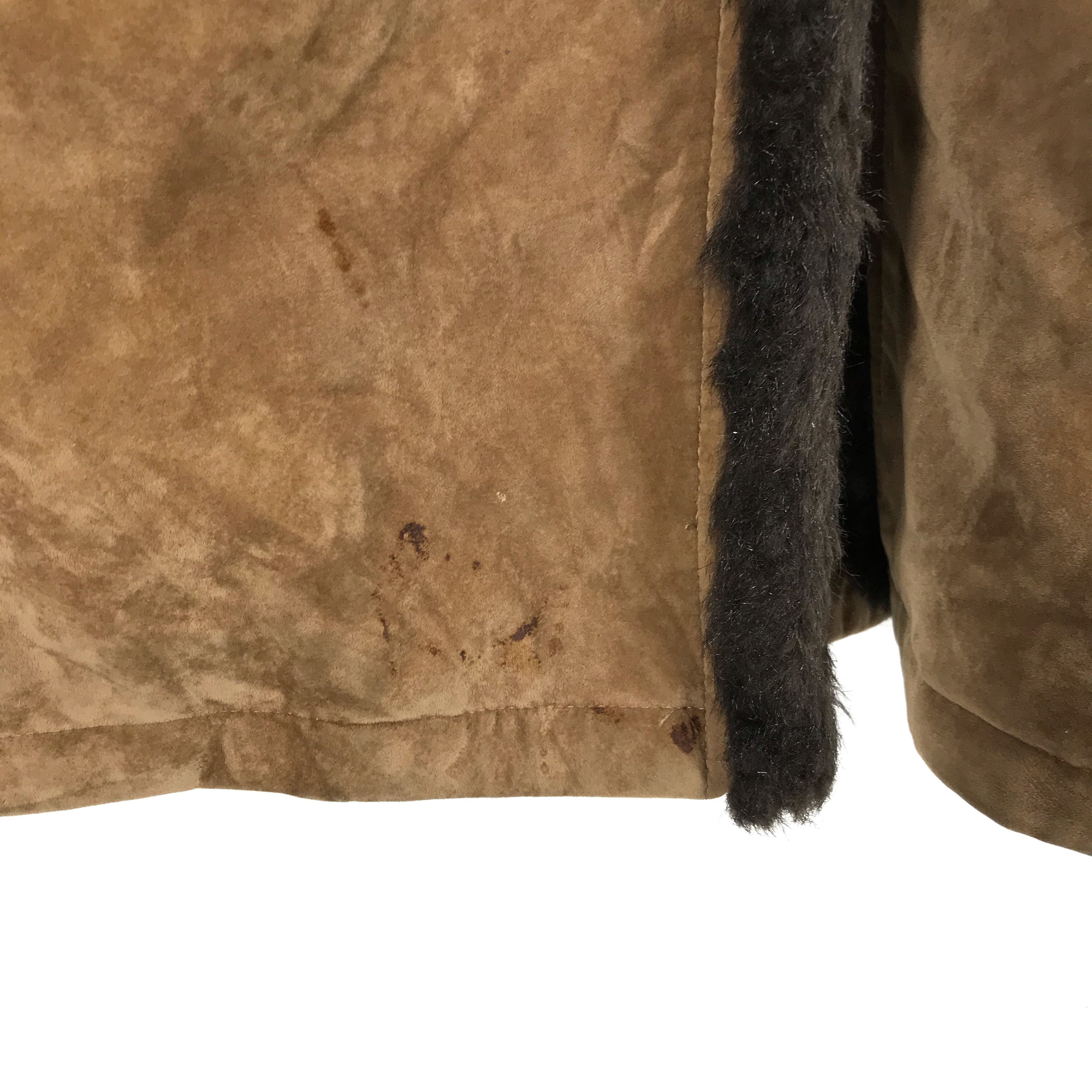 Morgan De Toi Morgan De Toi Fur Suede Overcoat Long Jacket #1874-19 Size M / US 6-8 / IT 42-44 - 5 Thumbnail