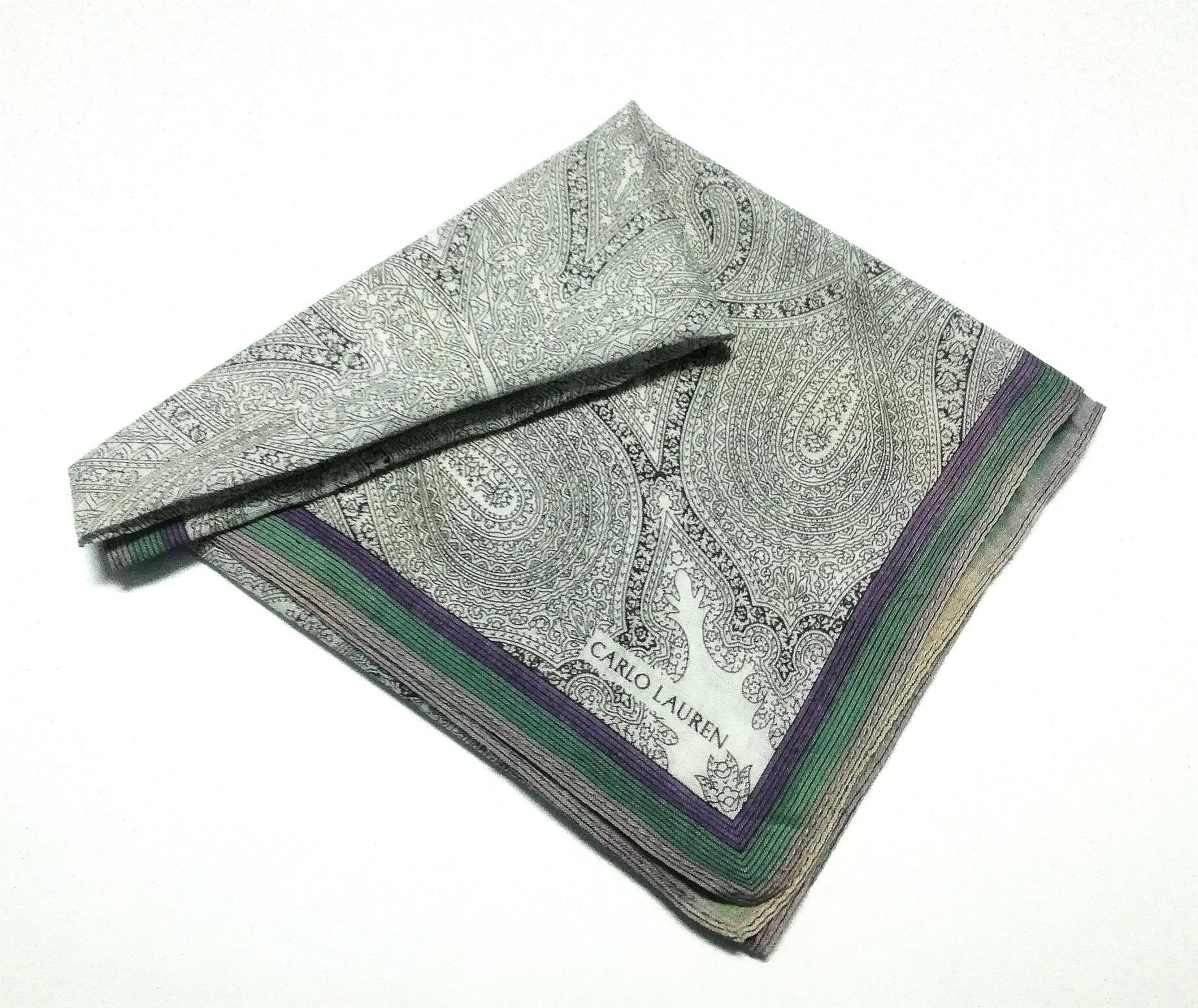 Designer × Japanese Brand Carlo Lauren Paisley Handkerchief Bandana Dress Style Size ONE SIZE - 2 Thumbnail