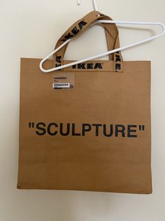 Ikea x Virgil Abloh Off White Large Sculpture Tote Shopping Bag