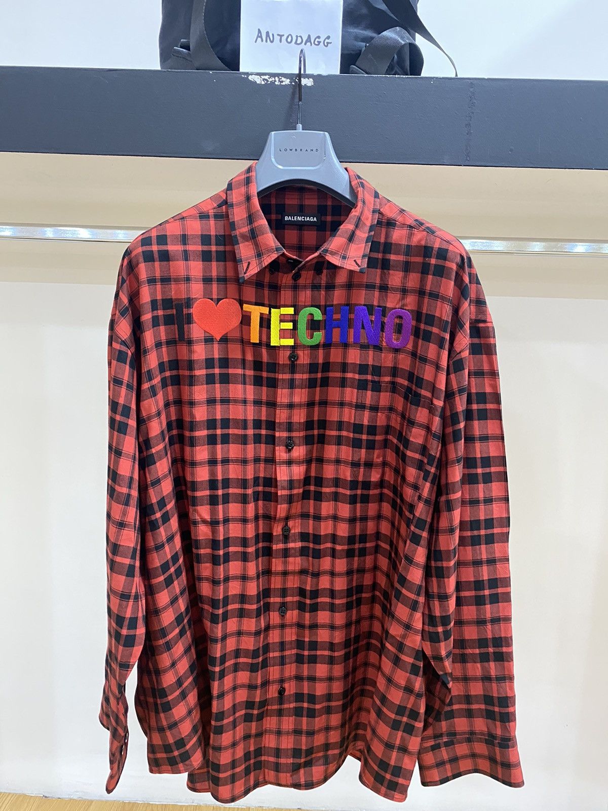 Balenciaga Balenciaga I love Techno shirt | Grailed