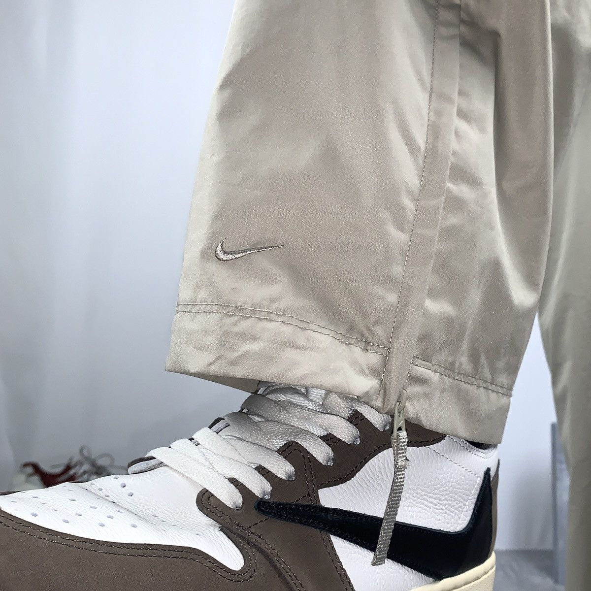 Nike × Vintage Nike Tactical Cream Pants 32 Size US 32 / EU 48 - 4 Thumbnail