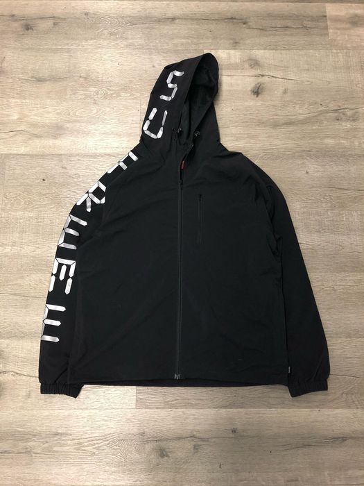 Supreme Supreme Reflective Digital logo text Track jacket | Grailed