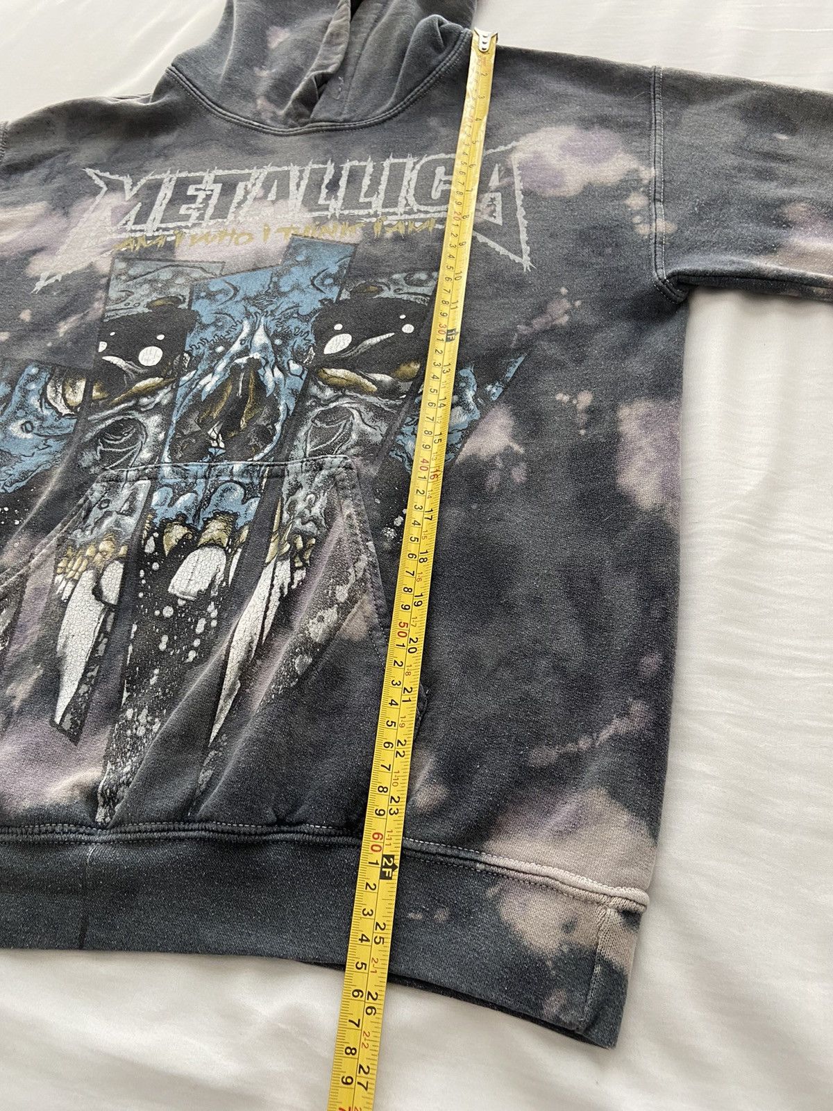 Vintage Vintage Metallica Who I Think I Am Bleach Washed Hoodie Grailed