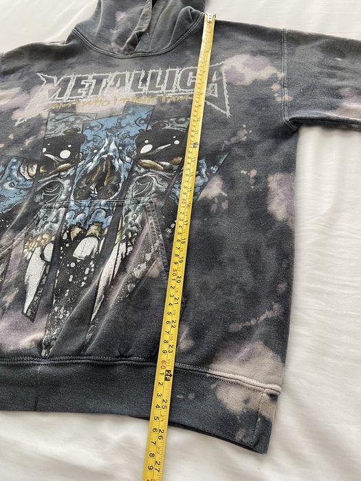 Metallica store bleached hoodie
