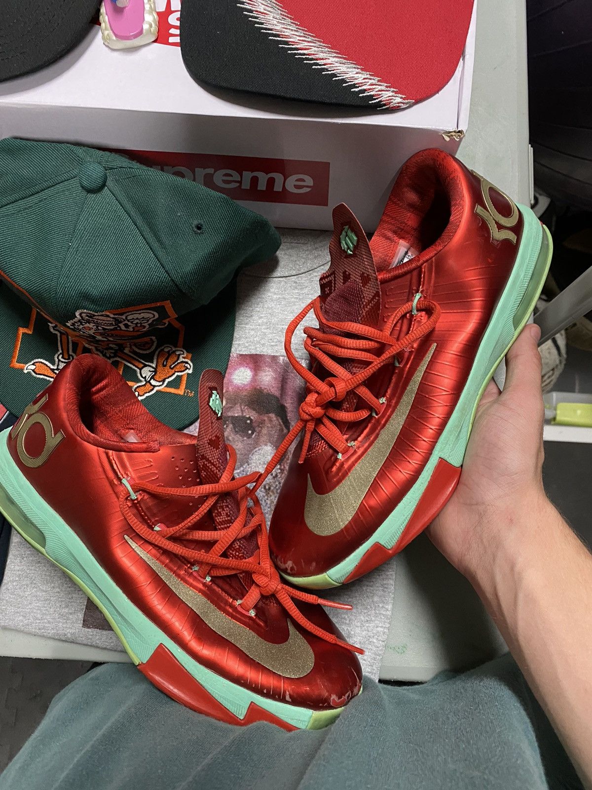 Kevin Durant Nike Kd 6s Christmas Edition Nike basketball Grailed