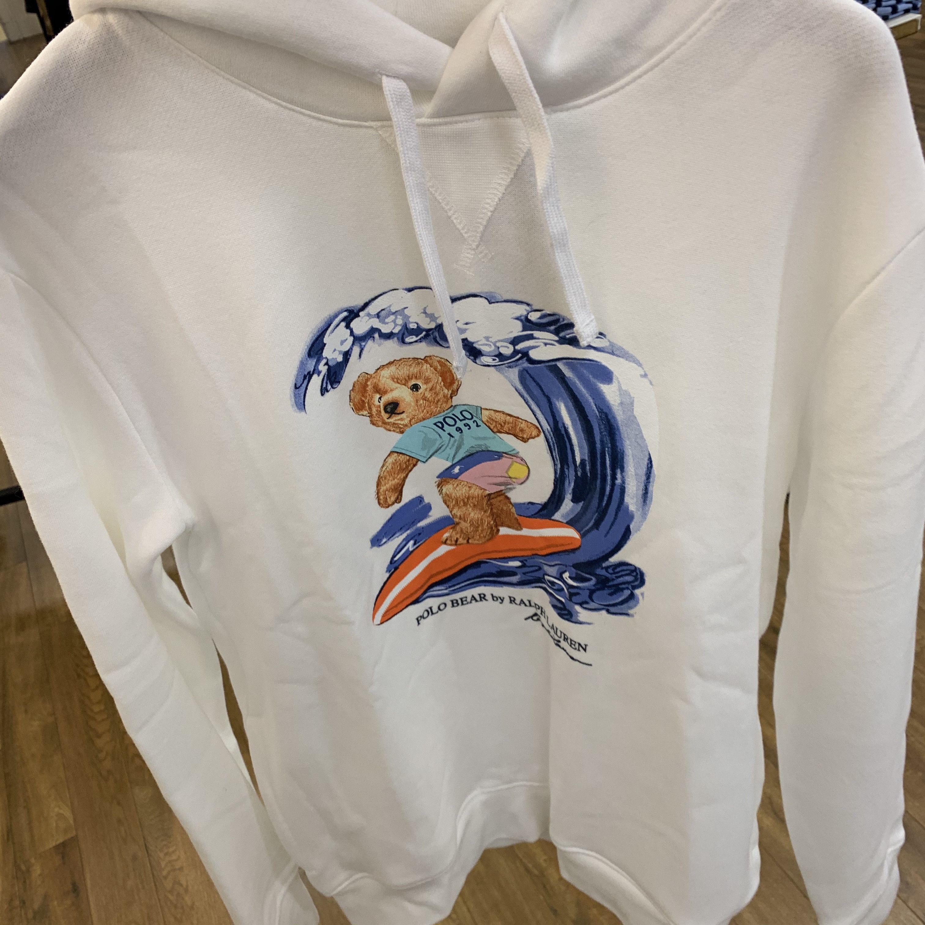 Polo bear hot sale surfing hoodie