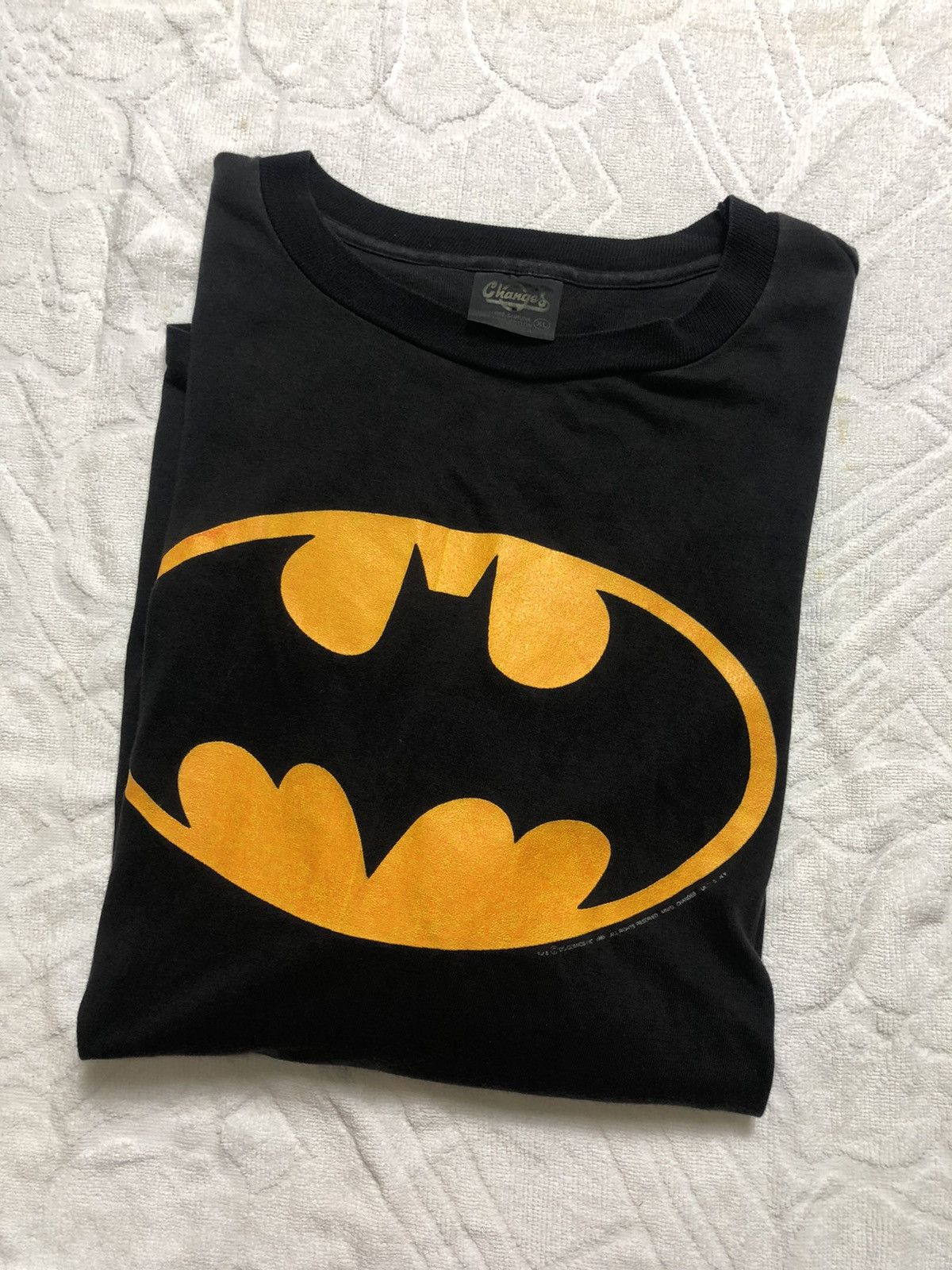 DC Comics Vintage 1985™️ Batman Og Logo T-Shirt Size US XL / EU 56 / 4 - 5 Thumbnail