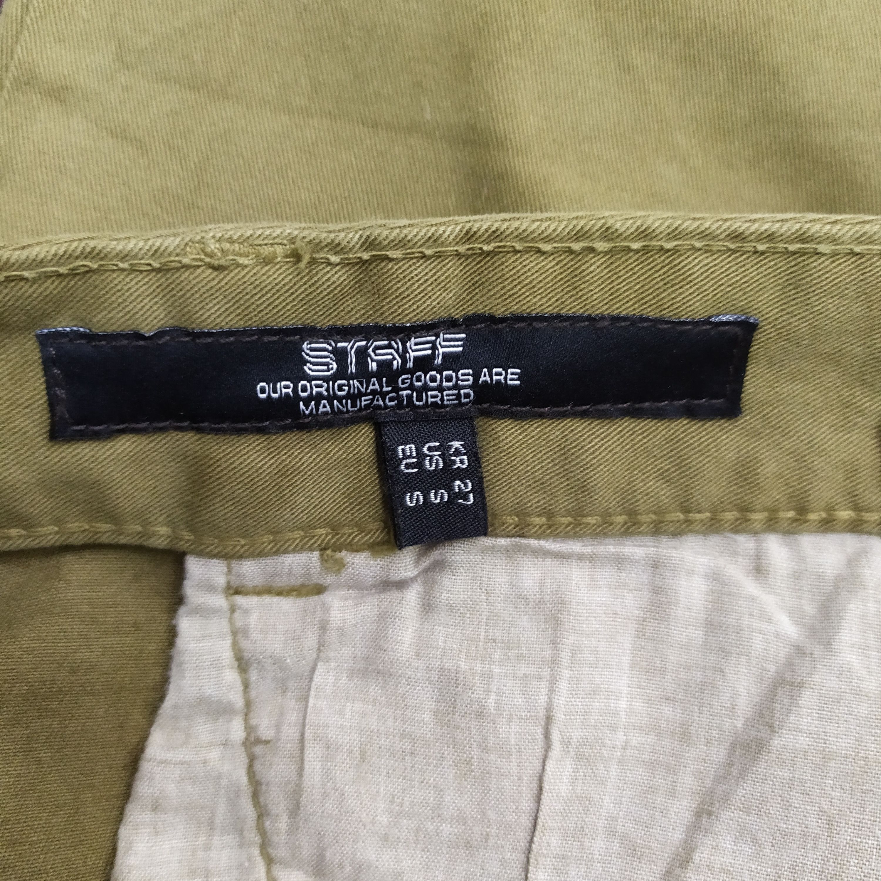 Garment Reproduction of Workers × Japanese Brand STAFF MILITARY SKINNY CARGO PANTS Size US 28 / EU 44 - 10 Thumbnail