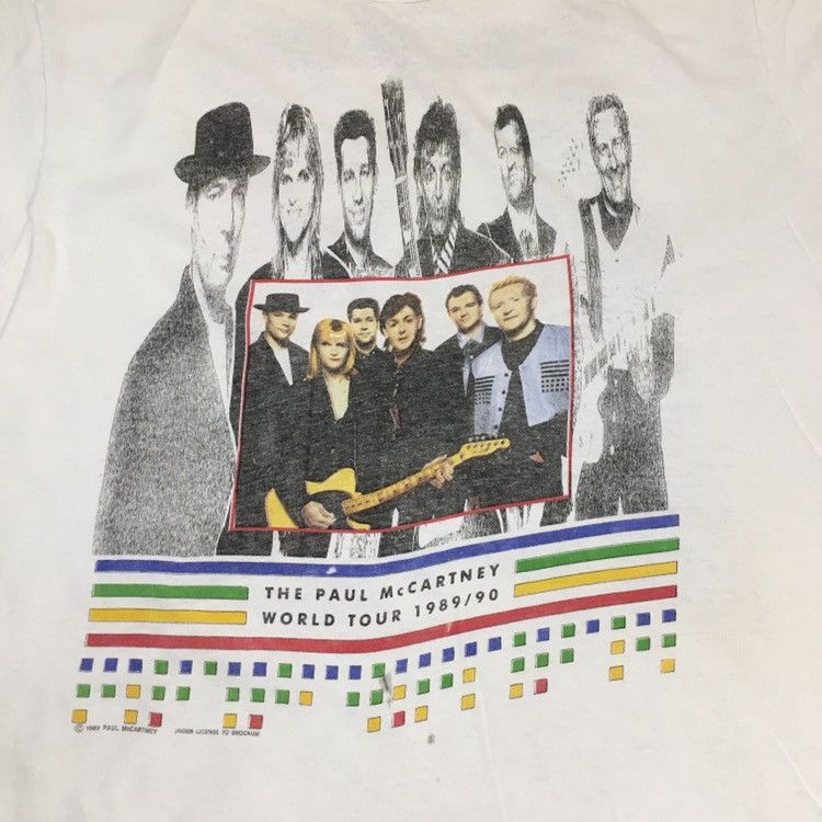 Vintage Vintage 1989 Paul McCartney World Tour Shirt Size US L / EU 52-54 / 3 - 1 Preview