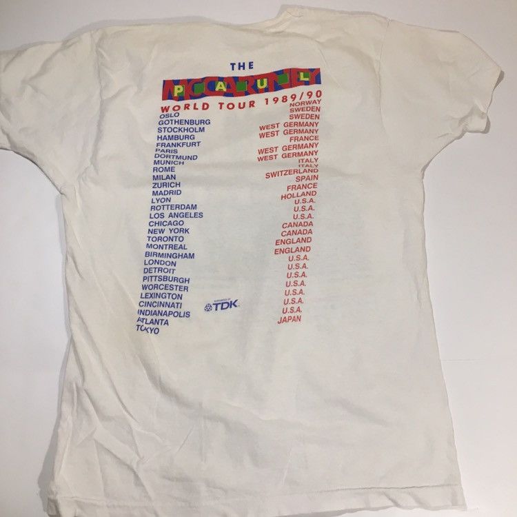 Vintage Vintage 1989 Paul McCartney World Tour Shirt Size US L / EU 52-54 / 3 - 6 Thumbnail