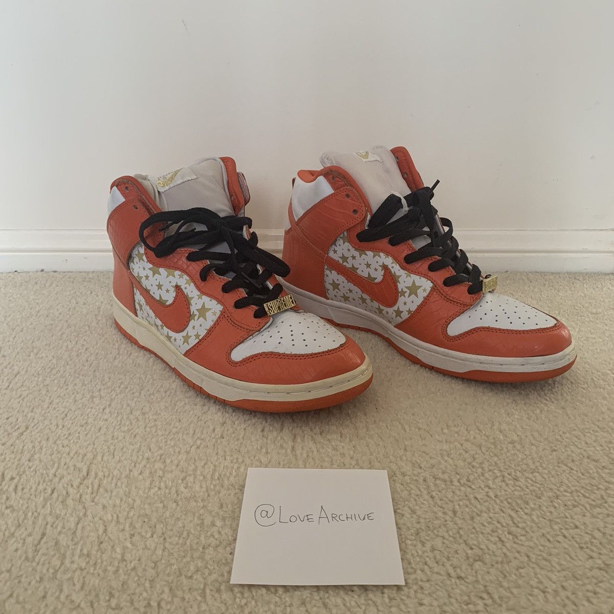 Supreme x Dunk High Pro SB Orange