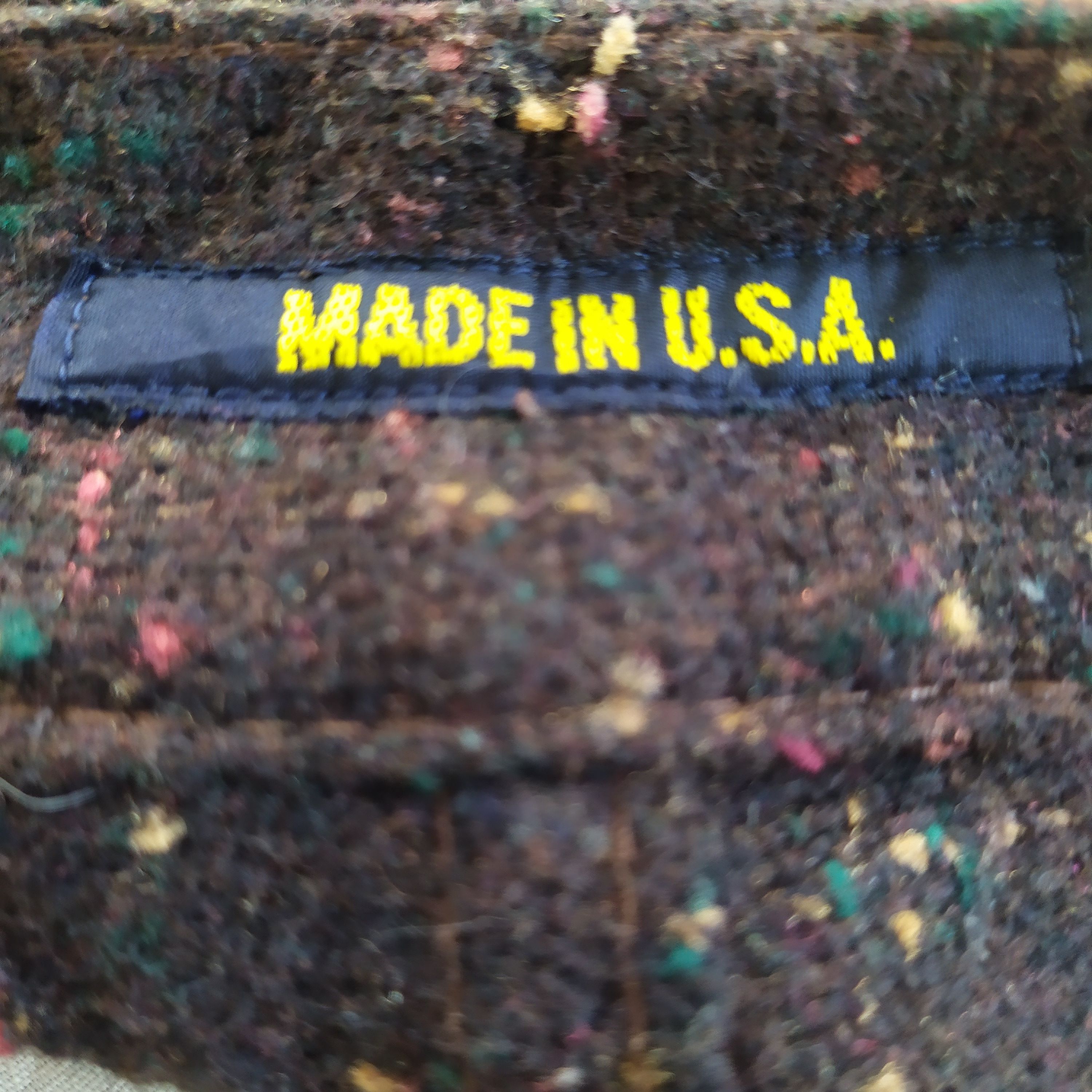 Vintage High! Standard Wool Nep Speckled Donegal Tweed Trousers Size US 34 / EU 50 - 6 Thumbnail