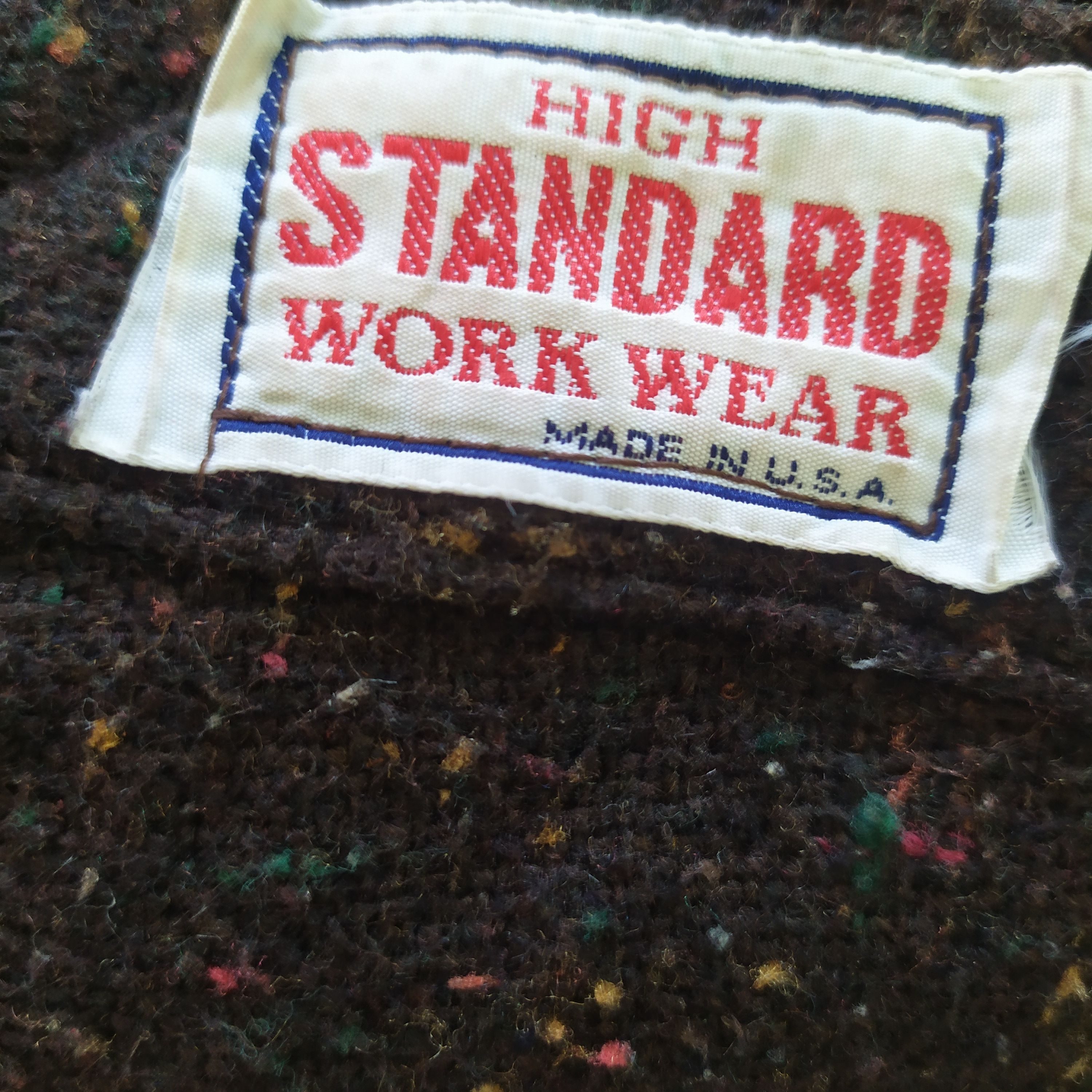 Vintage High! Standard Wool Nep Speckled Donegal Tweed Trousers Size US 34 / EU 50 - 10 Thumbnail