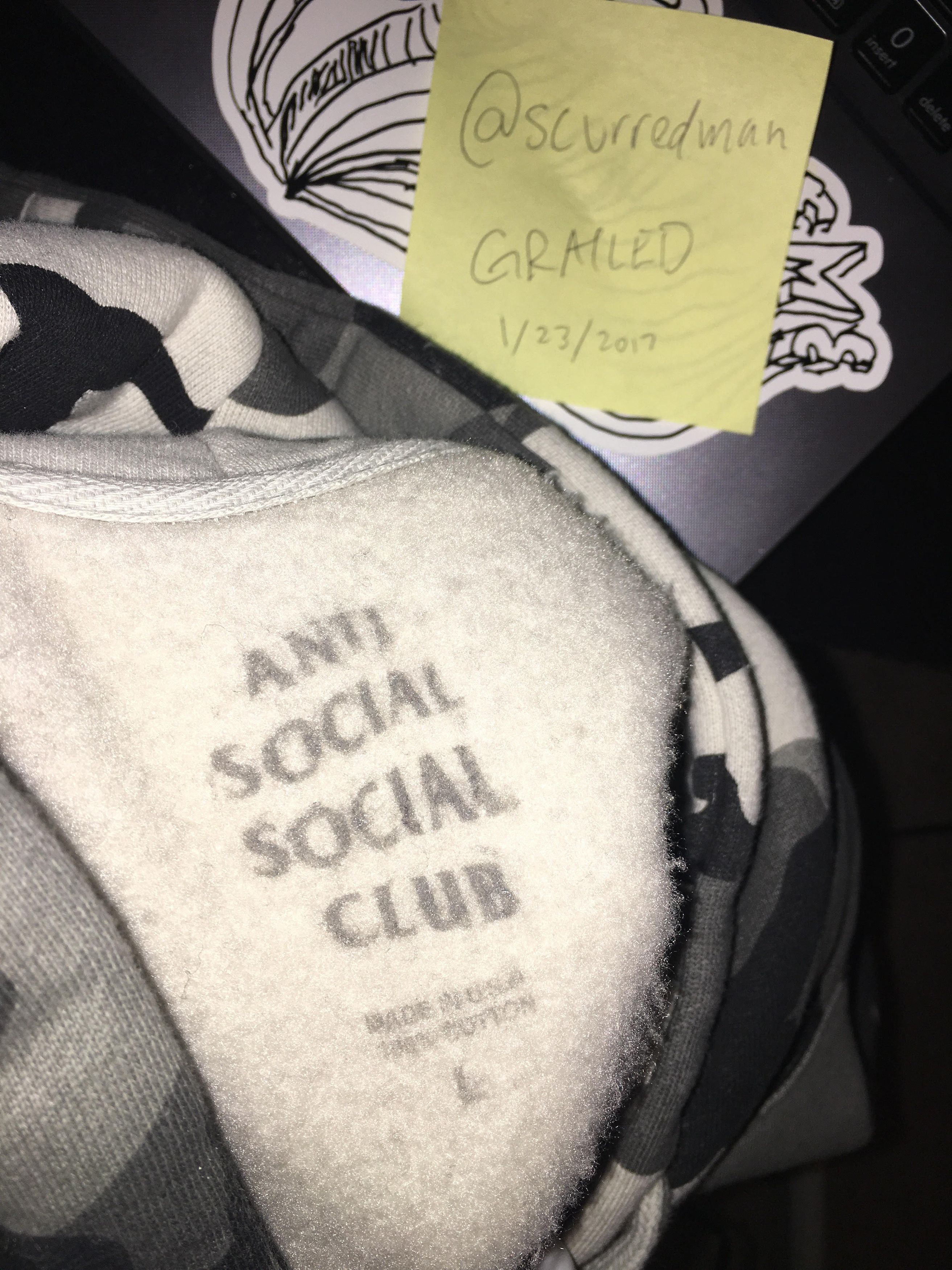 Anti Social Social Club *NOT GILDAN* ASSC Snow Camo Hoodie Size US L / EU 52-54 / 3 - 3 Preview