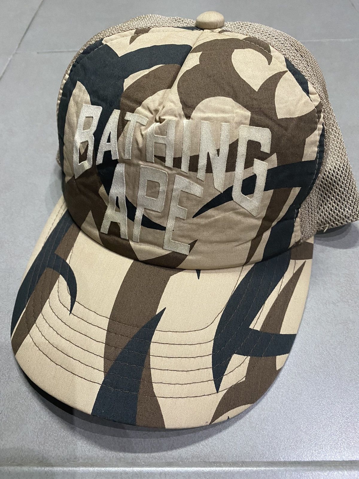 Bape “Tribal Camo” Trucker Cap OG Rare