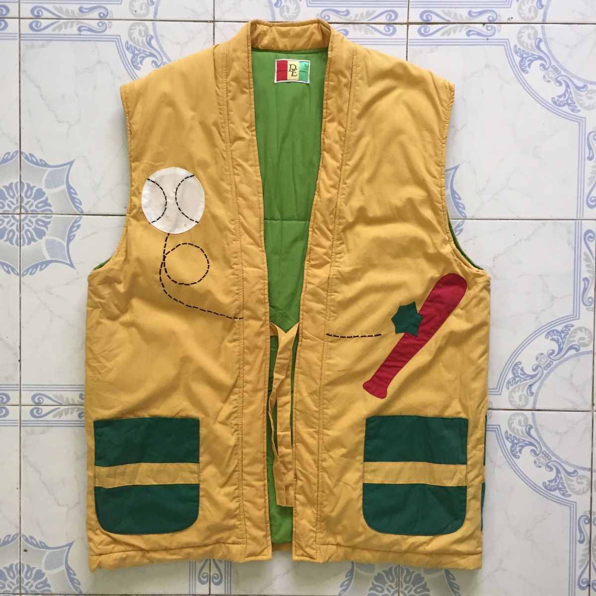 Japanese Brand Kimono Padded Baseball Printed Outerwear Size US L / EU 52-54 / 3 - 12 Thumbnail