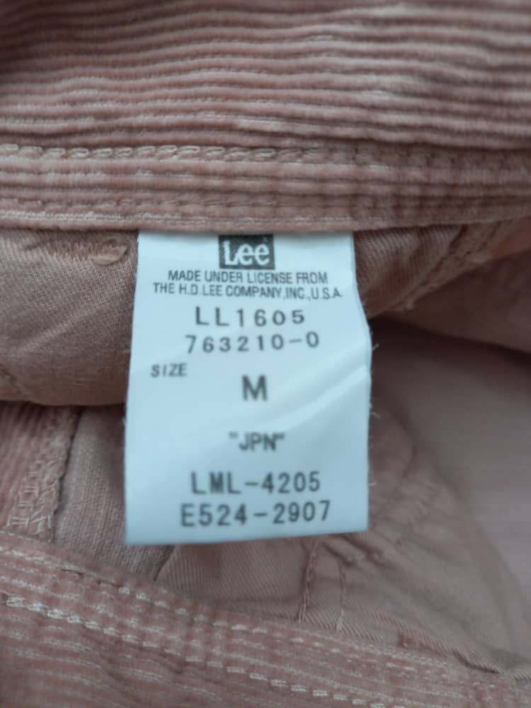 Lee Lee Union Made Sanforized Corduroy Size US 27 - 9 Thumbnail
