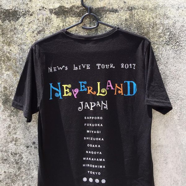 Band Tees NEVERLAND News Live Tour 2017 Japanese Rock Band Shirt