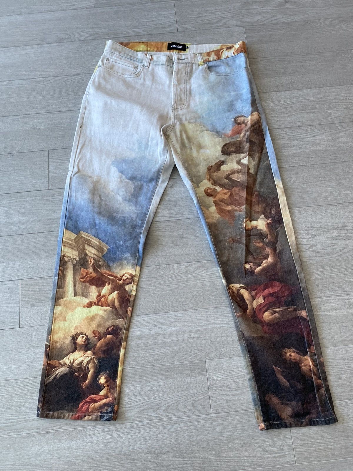 Palace Palace FW19 Persailles Jean White Angel Rome US 34 | Grailed