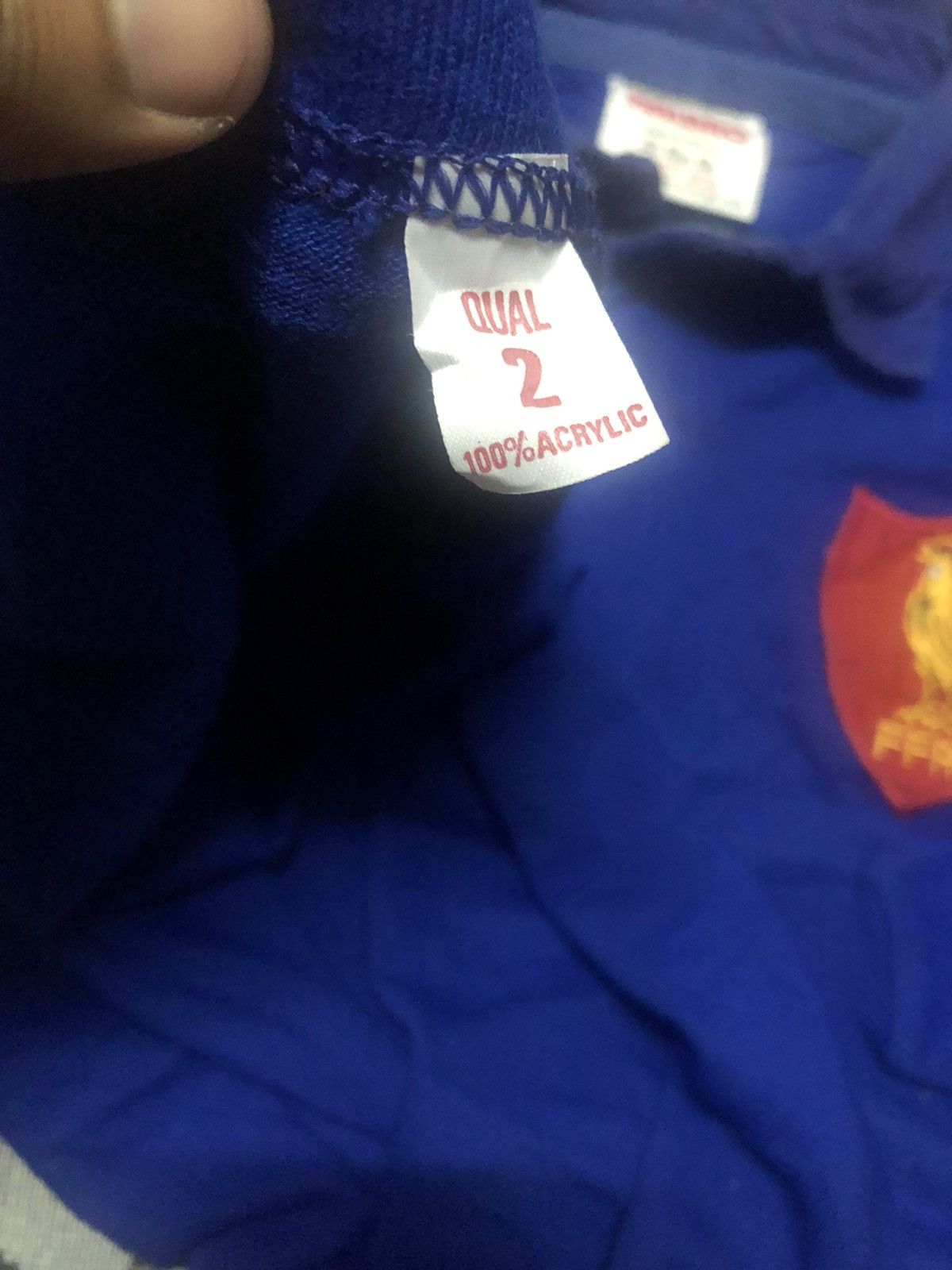 Vintage 1980s France L/S Rugby Adults Medium Size US M / EU 48-50 / 2 - 6 Thumbnail