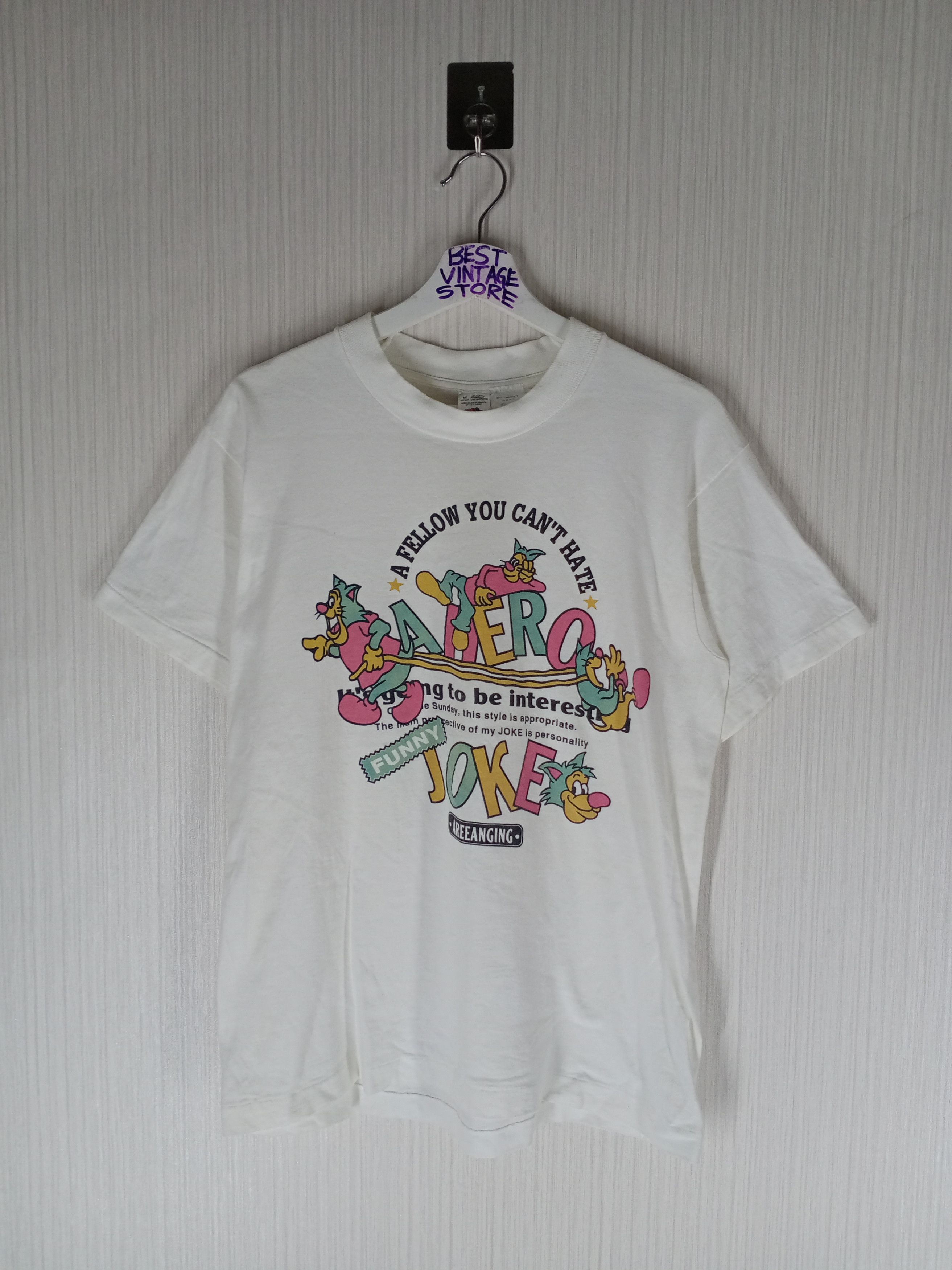Cartoon Network Rare Vintage 90s A Hero Funny Joke Tshirt Size US M / EU 48-50 / 2 - 1 Thumbnail