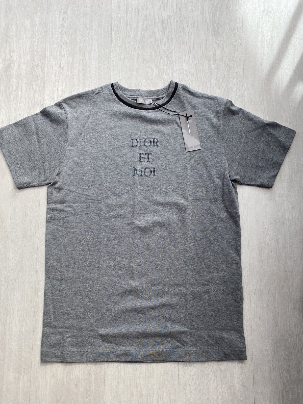 Dior Dior Et Moi Grey Logo T shirt Grailed