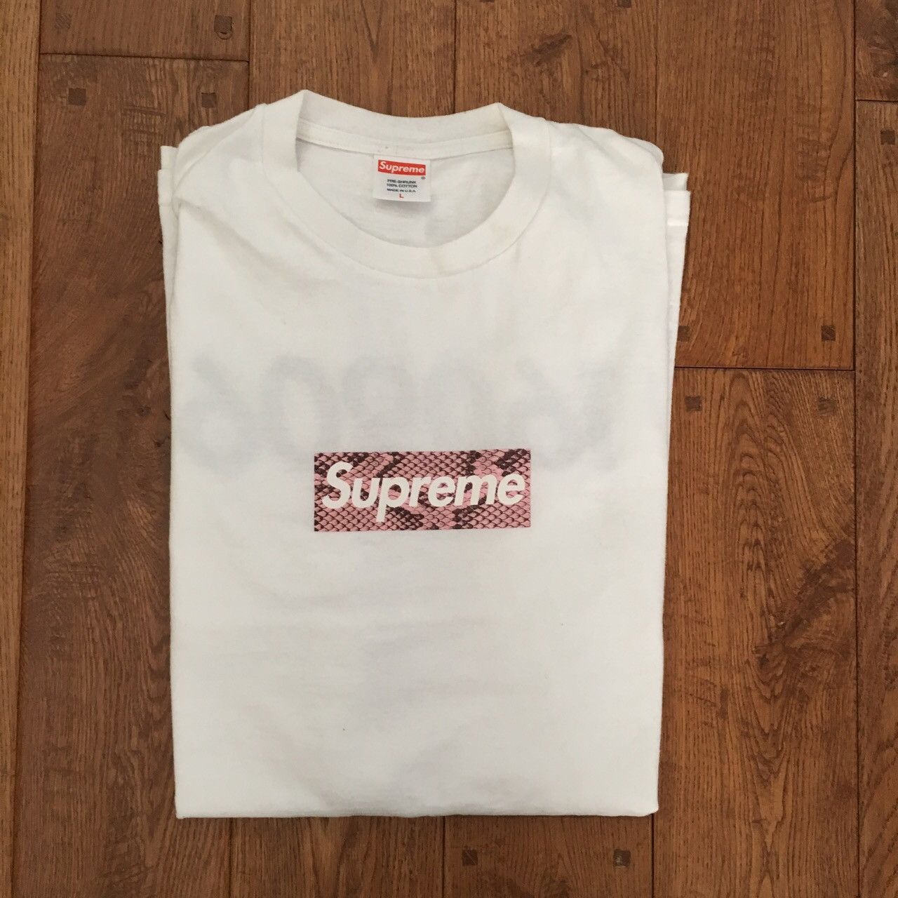 Supreme box logo clearance snakeskin