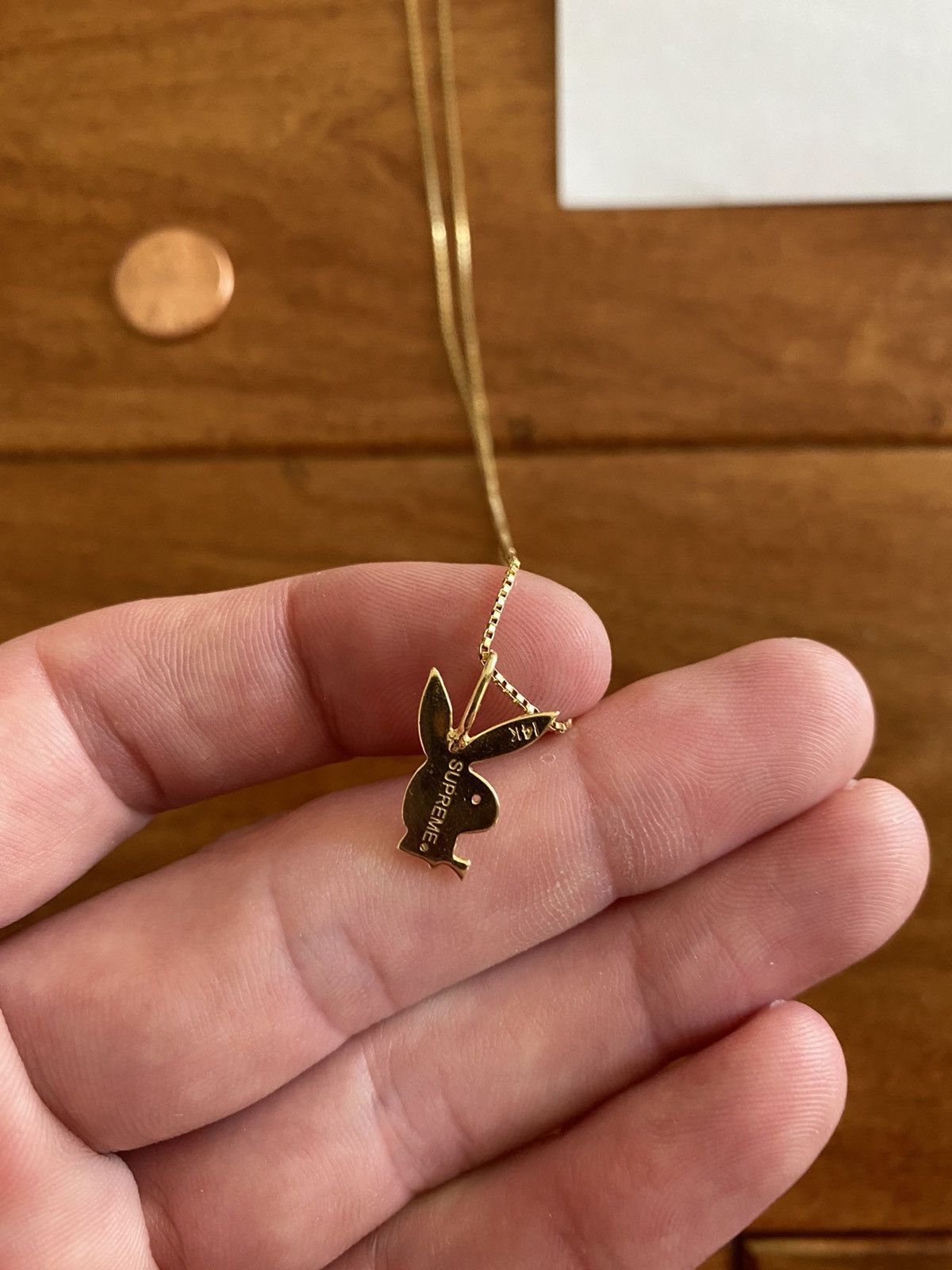 Playboy × Supreme Supreme Playboy Pendant 14k Chain SS15 Size ONE SIZE - 5 Thumbnail