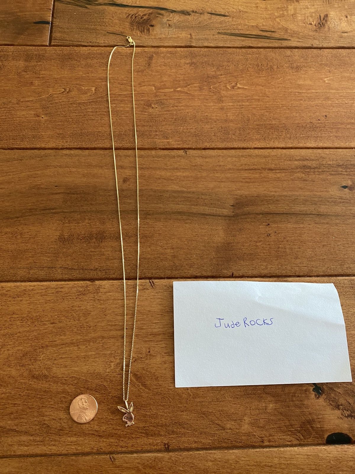Playboy × Supreme Supreme Playboy Pendant 14k Chain SS15 Size ONE SIZE - 1 Thumbnail
