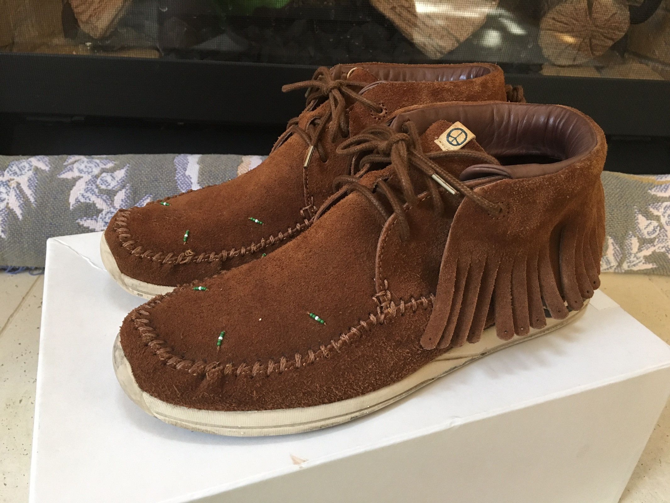 Visvim Brown FBT Shaman Folk Size US 11 / EU 44 - 1 Thumbnail