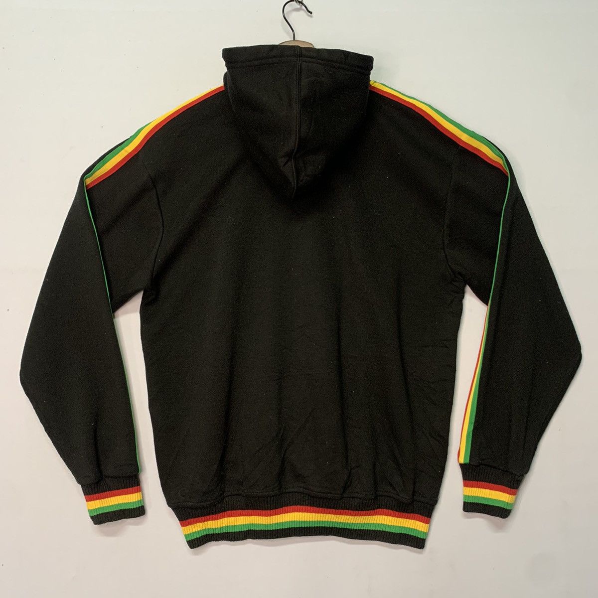 Japanese Brand × Vintage Vintage Marijuana Rasta Mania Small Logo Hoodie Sweater Size US L / EU 52-54 / 3 - 5 Thumbnail