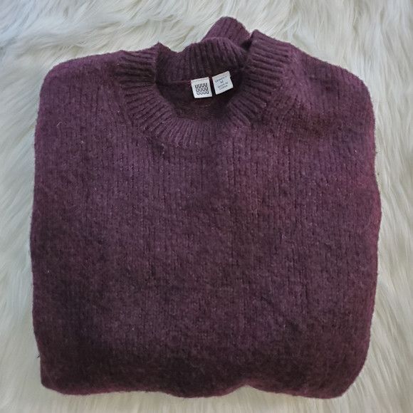 Uniqlo Plum Wool Sweater | Grailed