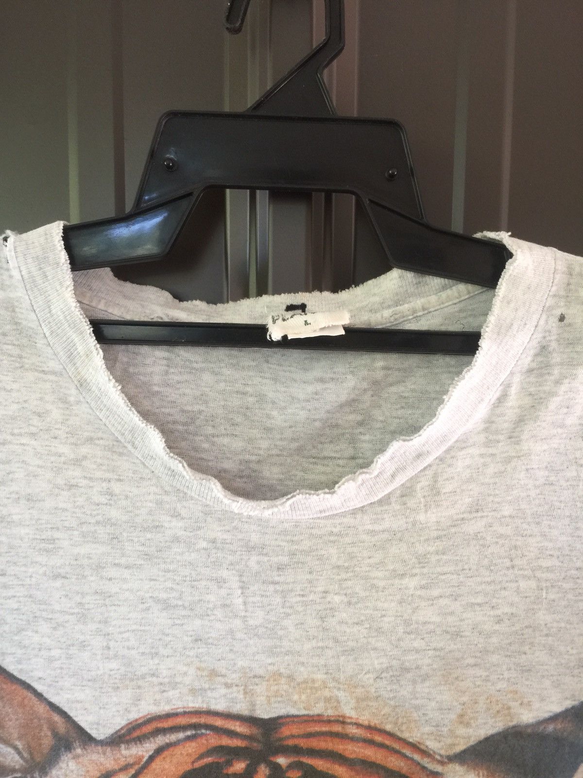 Japanese Brand Vtg Endangered Tiger Distressed Tee Size US M / EU 48-50 / 2 - 2 Thumbnail