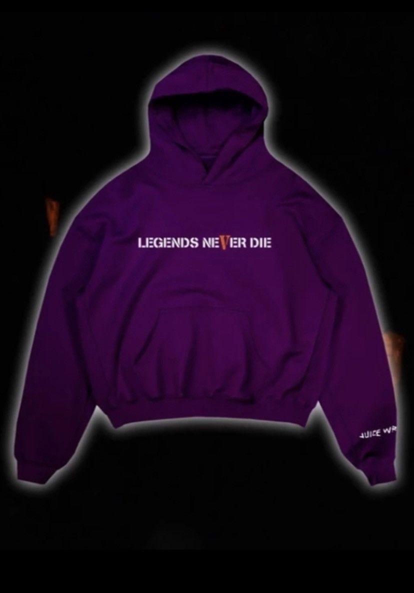 Vlone Juice WRLD X VLONE “Legends Never Die” Purple Hoodie Size L Size US L / EU 52-54 / 3 - 2 Preview