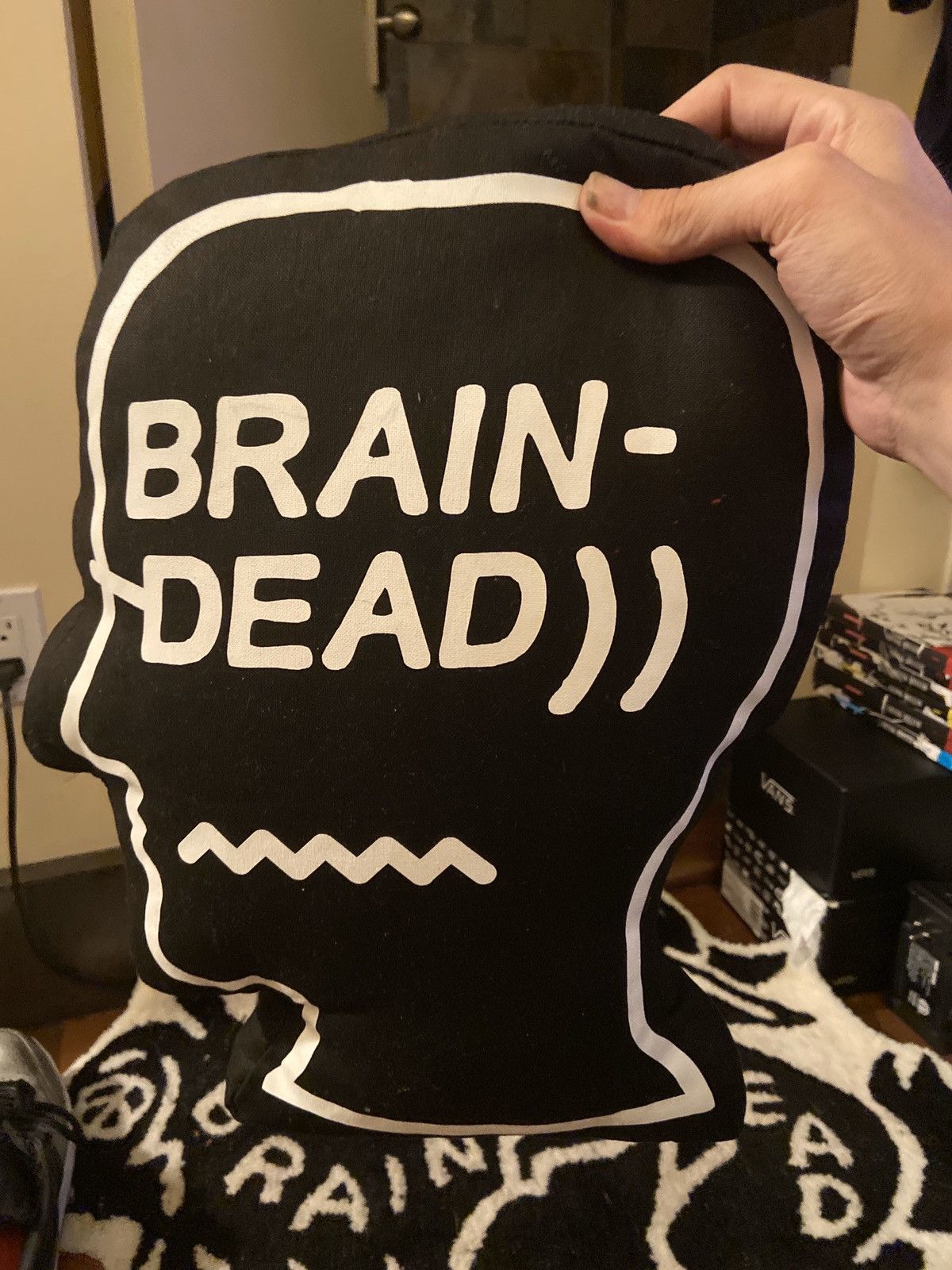 Brain Dead Brain Dead Logo Pillow | Grailed