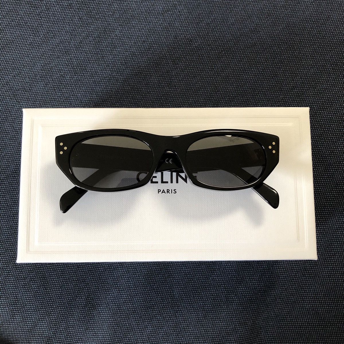 Celine × Hedi Slimane Frame 16 black CL40133I Sunglasses | Grailed