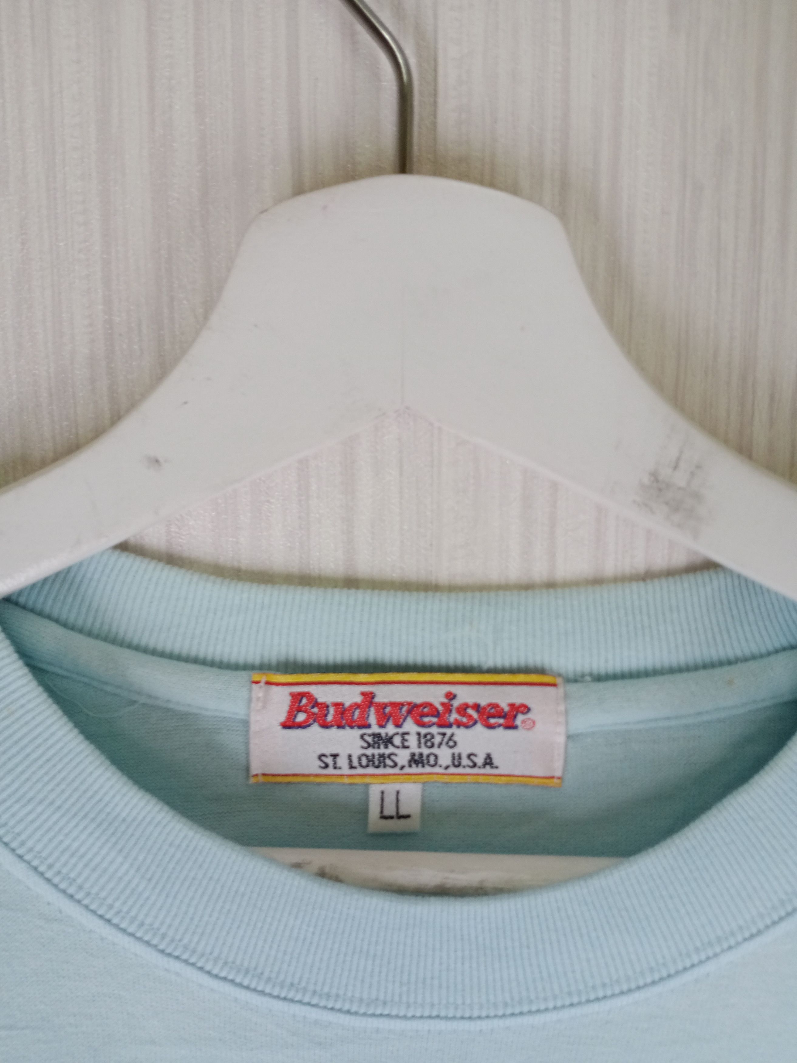 Budweiser Rare Vintage Budweiser Tshirt Size US L / EU 52-54 / 3 - 6 Thumbnail