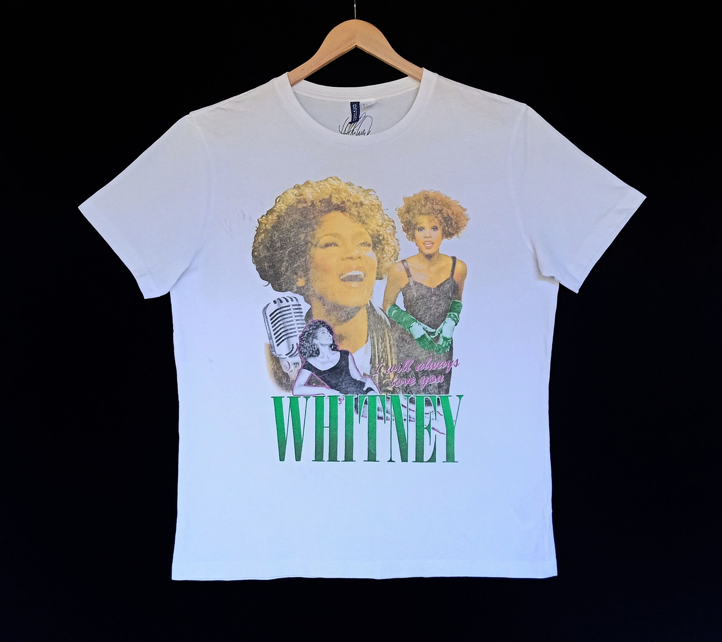 H&m whitney houston t shirt sales