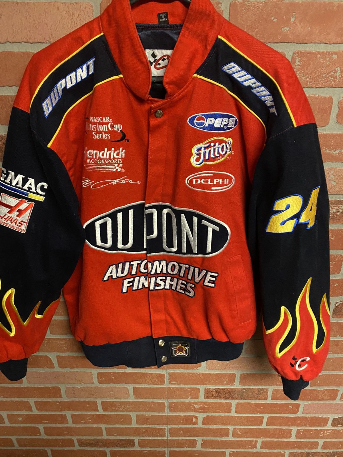 NASCAR Chase Authentics DuPont #24 Gordon Nascar Winston Cup Series Jean Jacket outlet