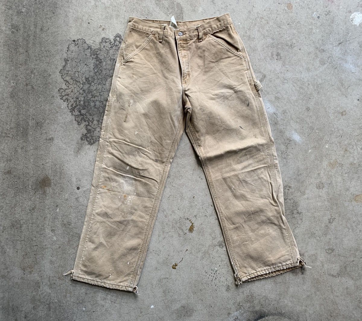 Vintage Carhartt Work Pants Distressed Custom Faded 30x28