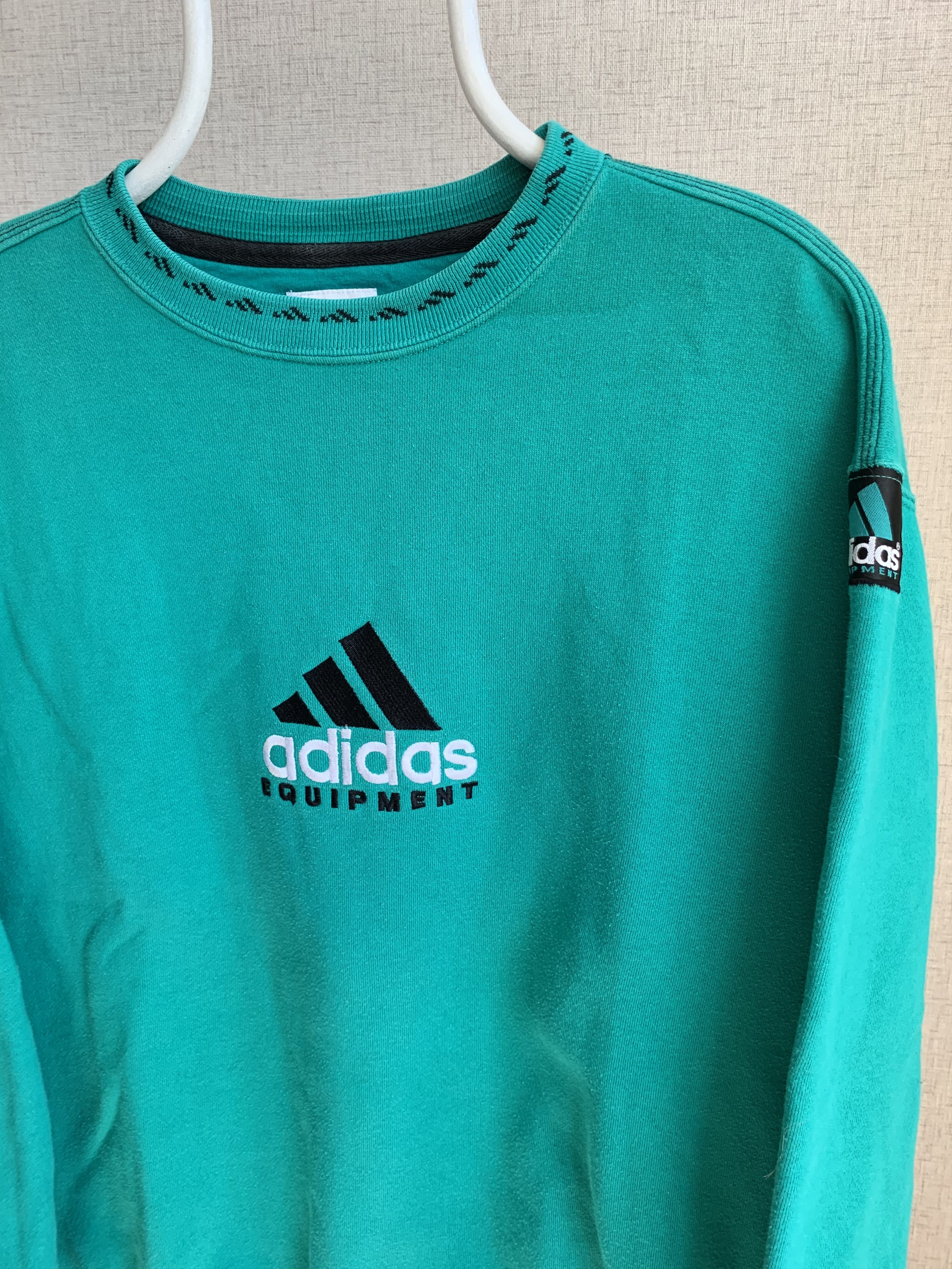 Adidas Adidas equipment sweatshirt vintage size M emerald Size US M / EU 48-50 / 2 - 1 Thumbnail